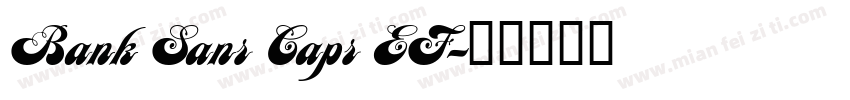Bank Sans Caps EF字体转换